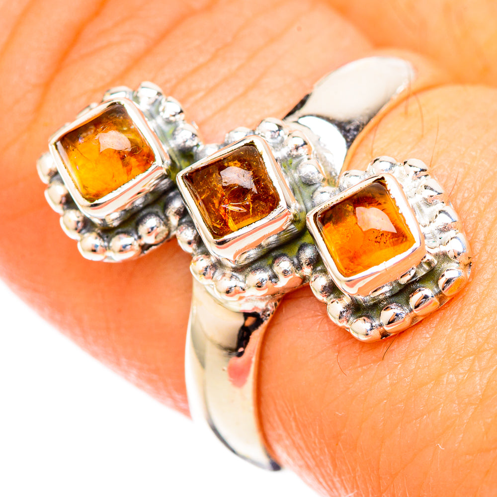 Carnelian Rings handcrafted by Anasilvercos - RING121136