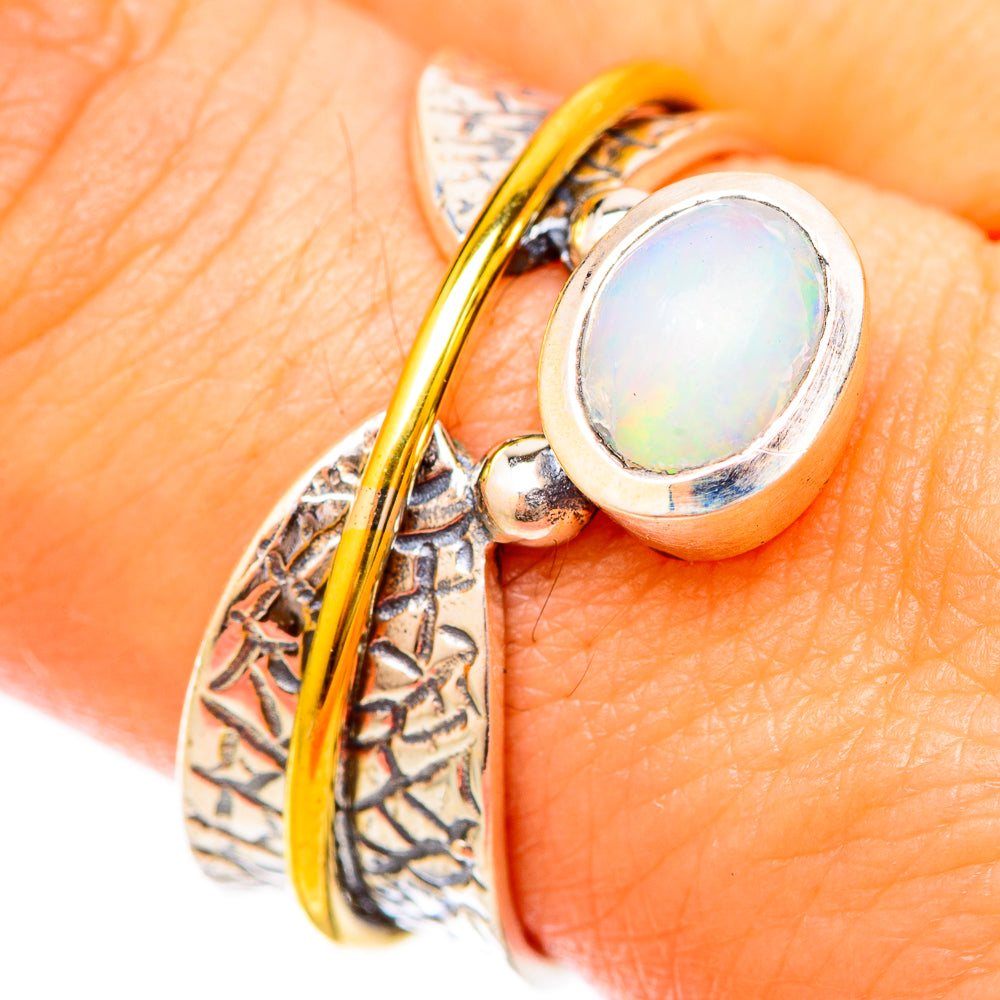 Ethiopian Opal Rings handcrafted by Anasilvercos - RING121149