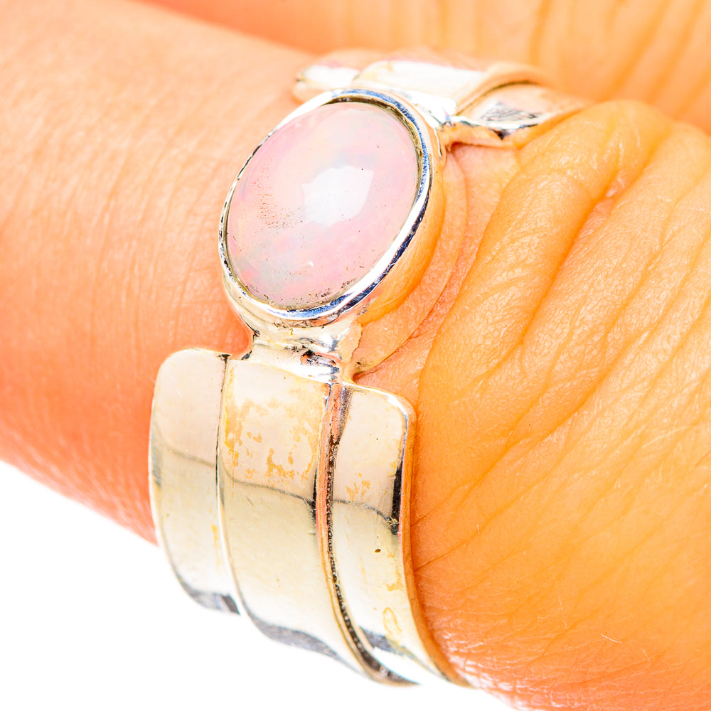 Ethiopian Opal Rings handcrafted by Anasilvercos - RING121150