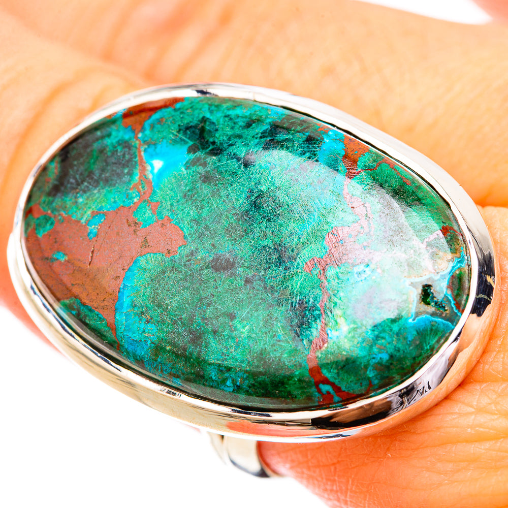 Chrysocolla Rings handcrafted by Anasilvercos - RING121189