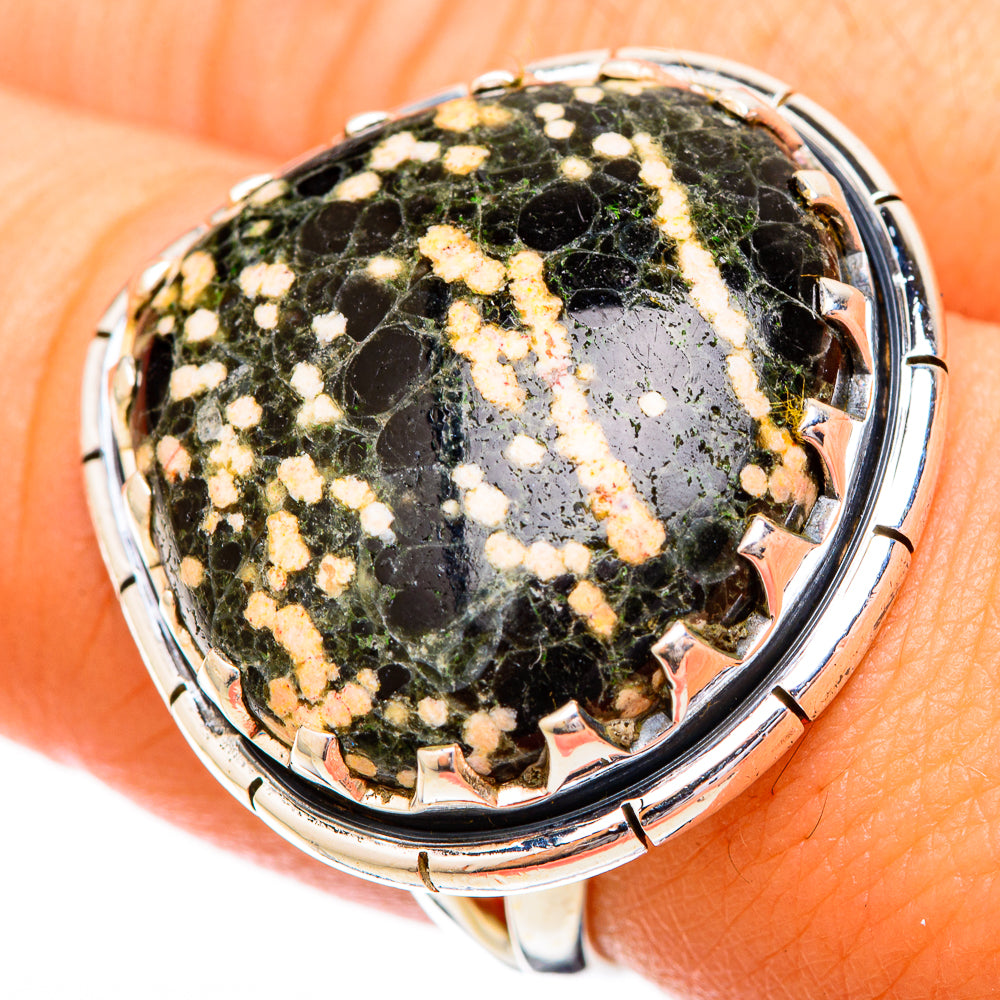 Ocean Jasper Rings handcrafted by Anasilvercos - RING121195