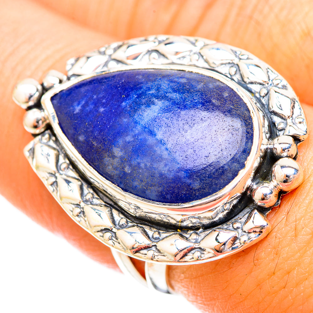 Sodalite Rings handcrafted by Anasilvercos - RING121234