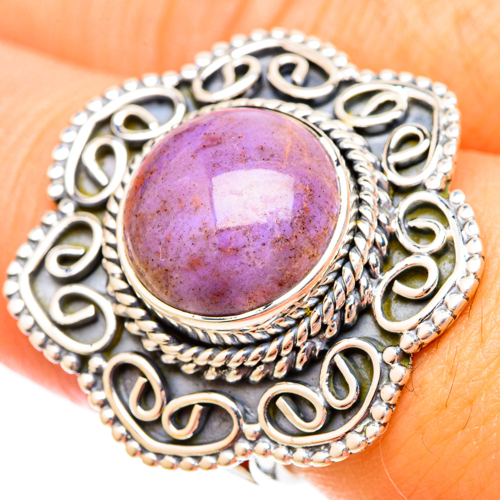 Phosphosiderite Rings handcrafted by Anasilvercos - RING121261