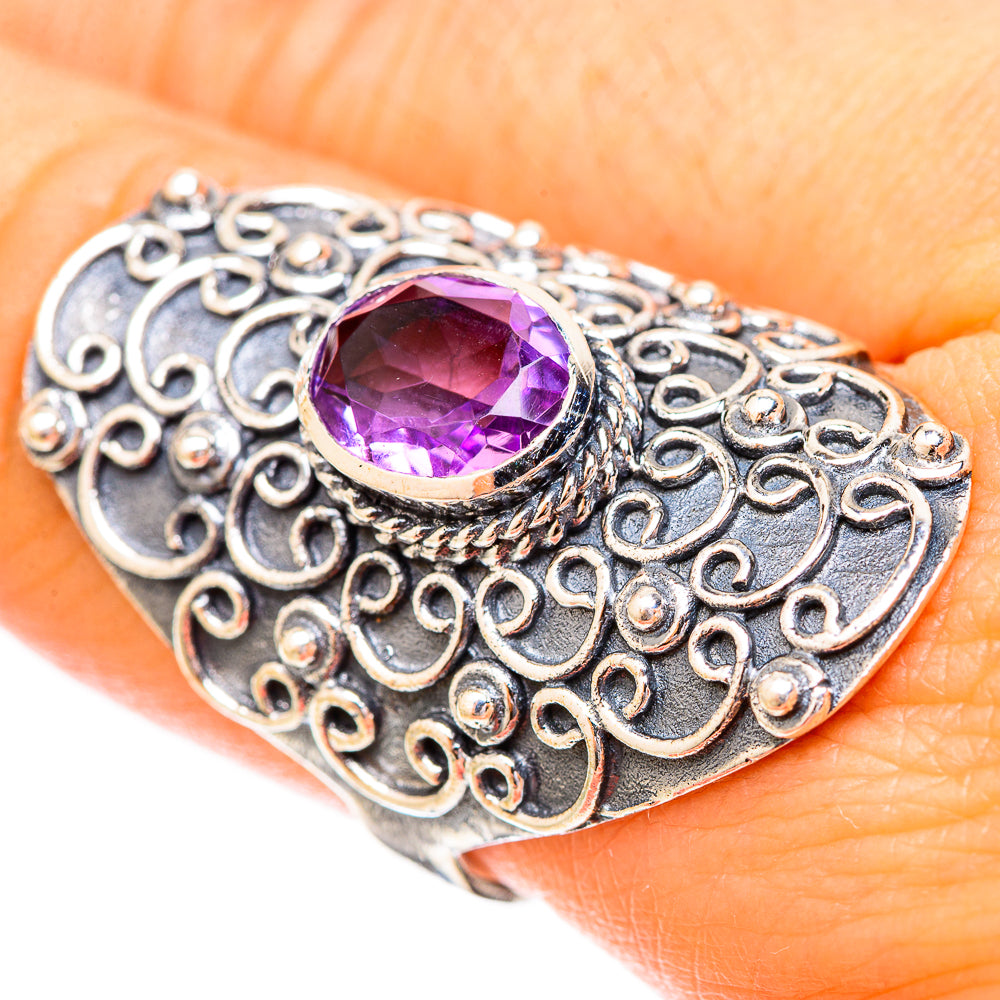 Amethyst Rings handcrafted by Anasilvercos - RING121263