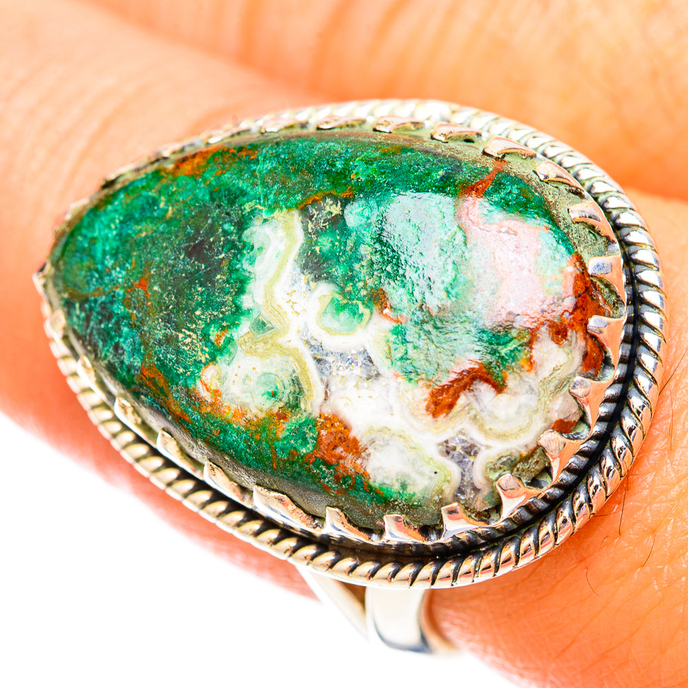 Malachite Rings handcrafted by Anasilvercos - RING121294