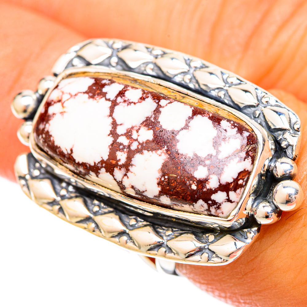 Wild Horse Jasper Rings handcrafted by Anasilvercos - RING121304