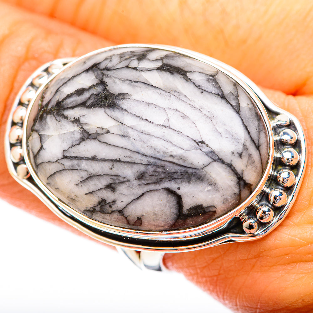 Pinolith Jasper Rings handcrafted by Anasilvercos - RING121313