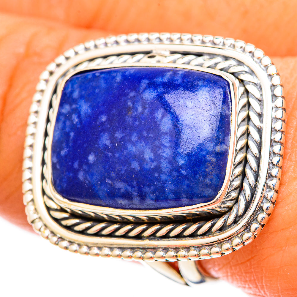 Sodalite Rings handcrafted by Anasilvercos - RING121326