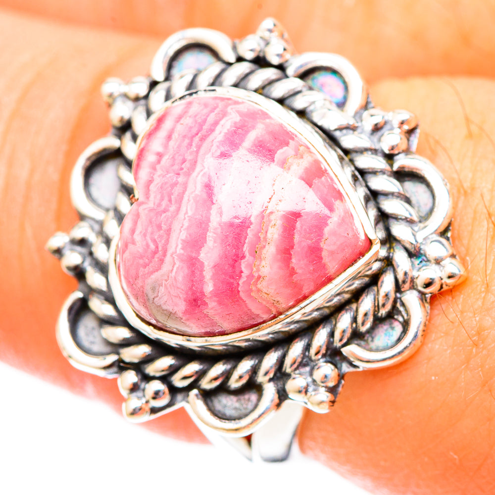 Rhodochrosite Rings handcrafted by Anasilvercos - RING121345