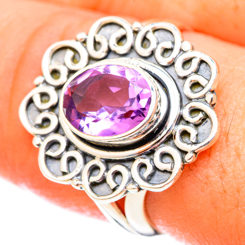Amethyst Rings handcrafted by Anasilvercos - RING121350