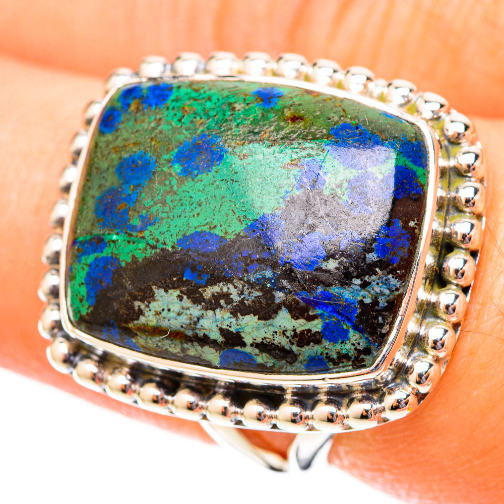 Azurite Rings handcrafted by Anasilvercos - RING121357