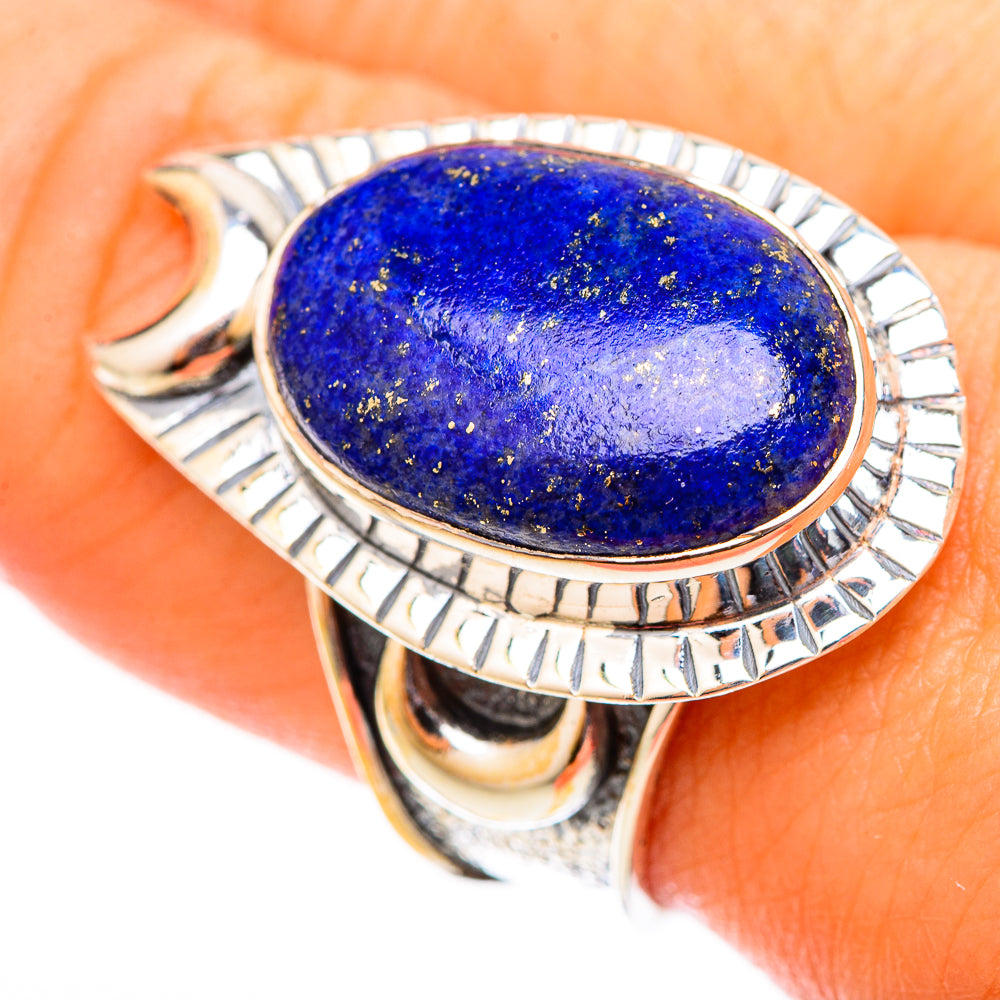 Lapis Lazuli Rings handcrafted by Anasilvercos - RING121368