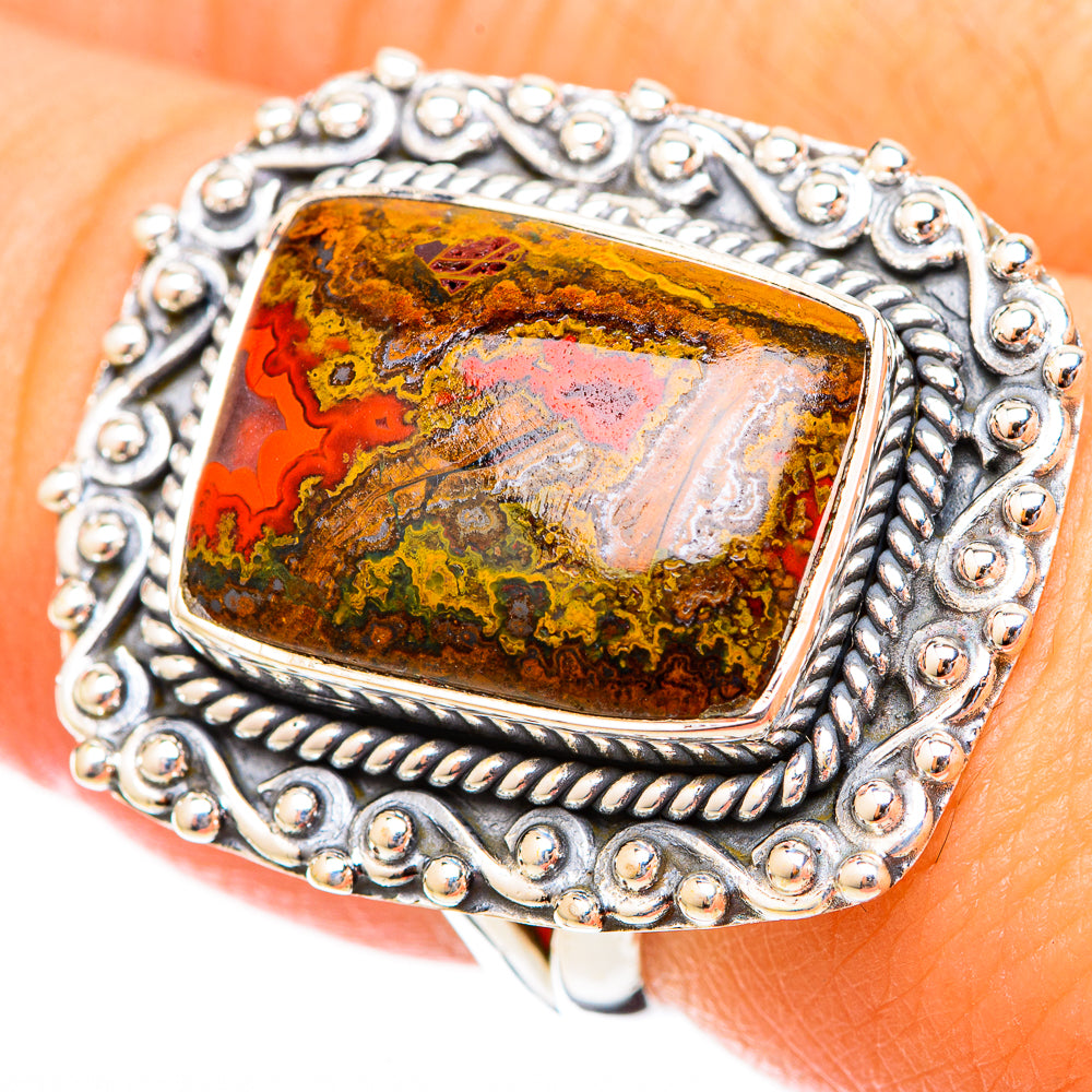 Moroccan Agate Rings handcrafted by Anasilvercos - RING121375