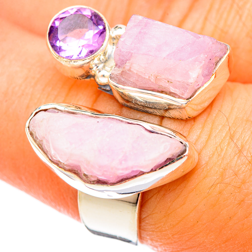 Kunzite Rings handcrafted by Anasilvercos - RING121379