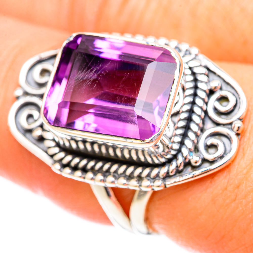 Amethyst Rings handcrafted by Anasilvercos - RING121380