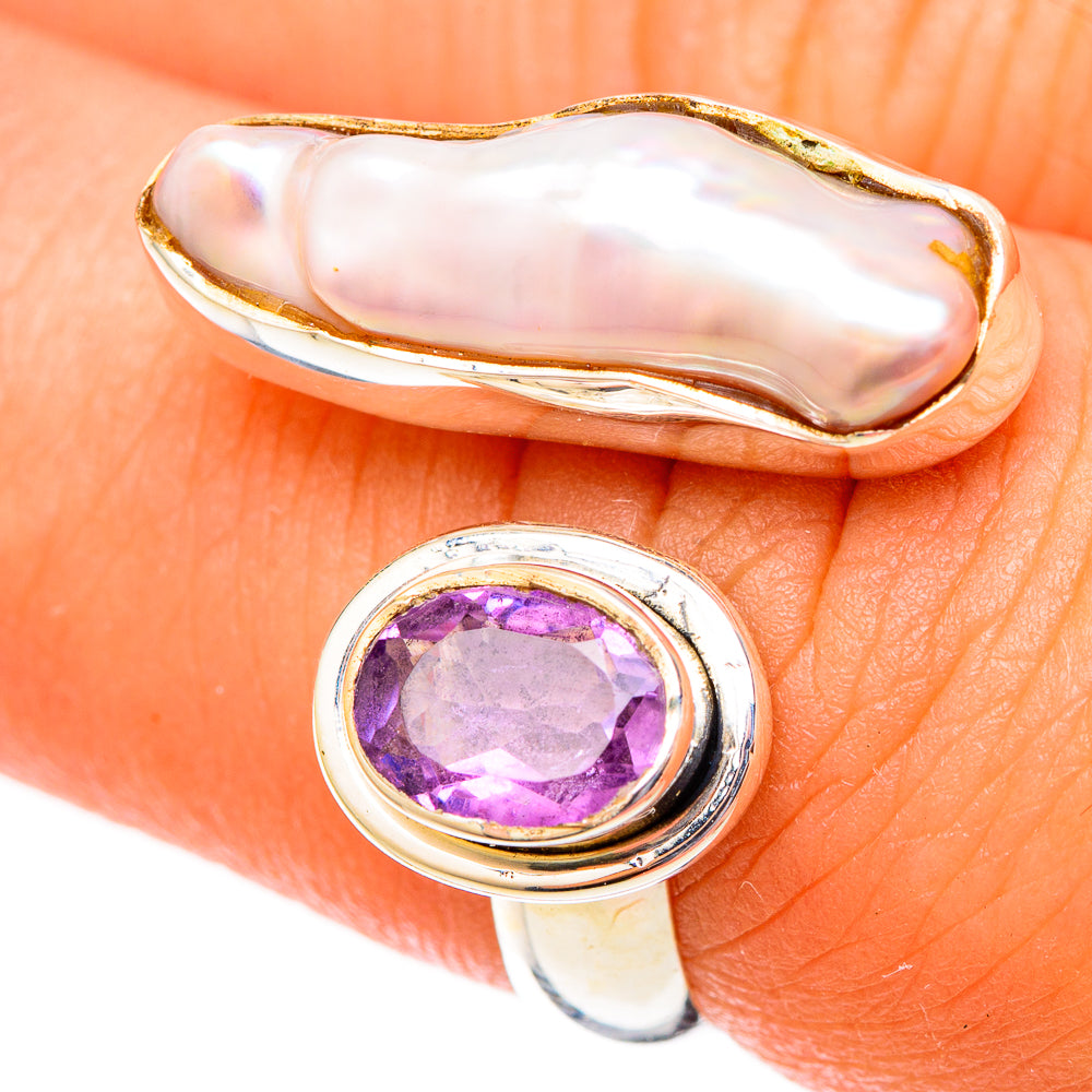 Mother Of Pearl Rings handcrafted by Anasilvercos - RING121388