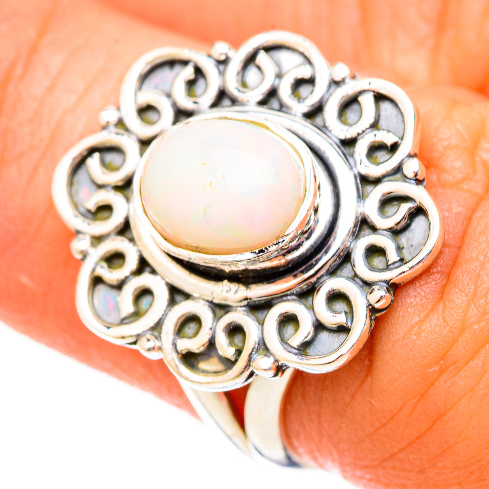 Ethiopian Opal Rings handcrafted by Anasilvercos - RING121393