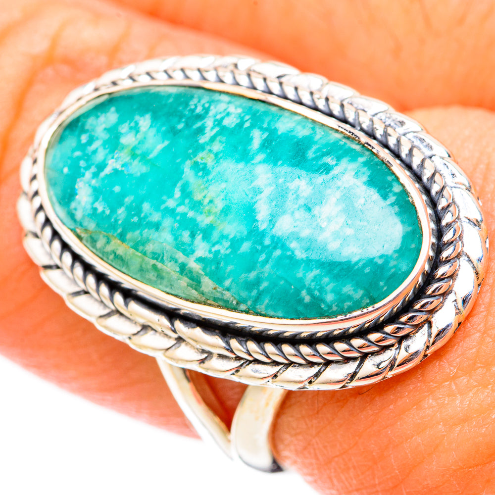 Amazonite Rings handcrafted by Anasilvercos - RING121405