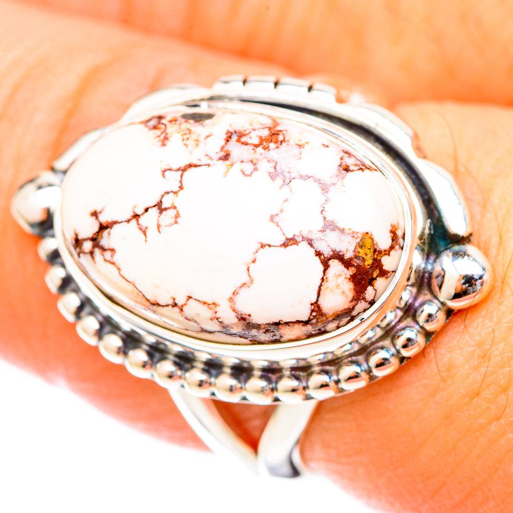 Wild Horse Jasper Rings handcrafted by Anasilvercos - RING121406