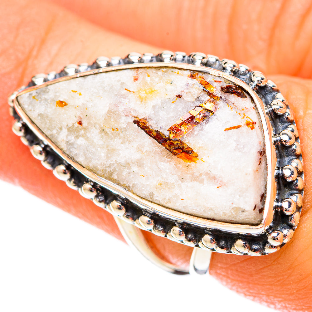 Astrophyllite Rings handcrafted by Anasilvercos - RING121437