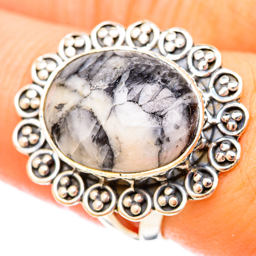 Pinolith Jasper Rings handcrafted by Anasilvercos - RING121446
