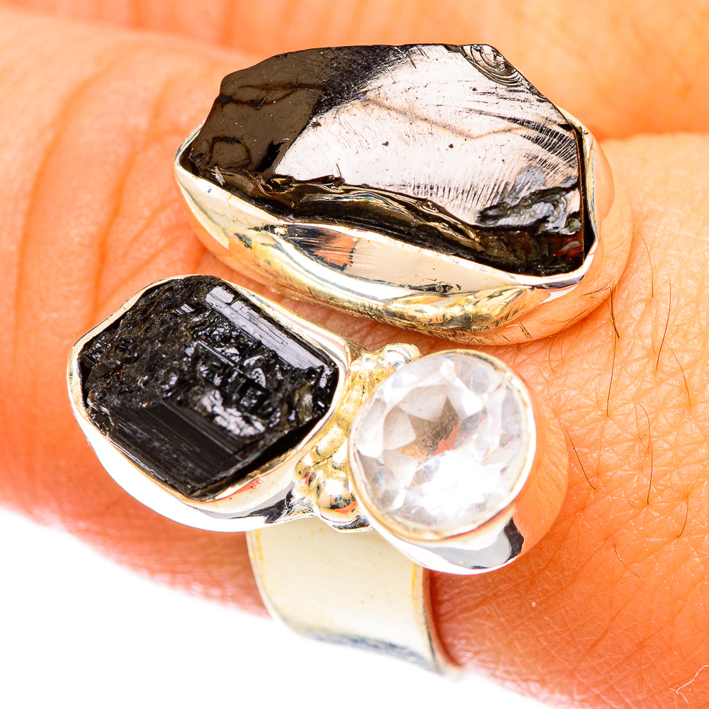 Shungite Rings handcrafted by Anasilvercos - RING121447