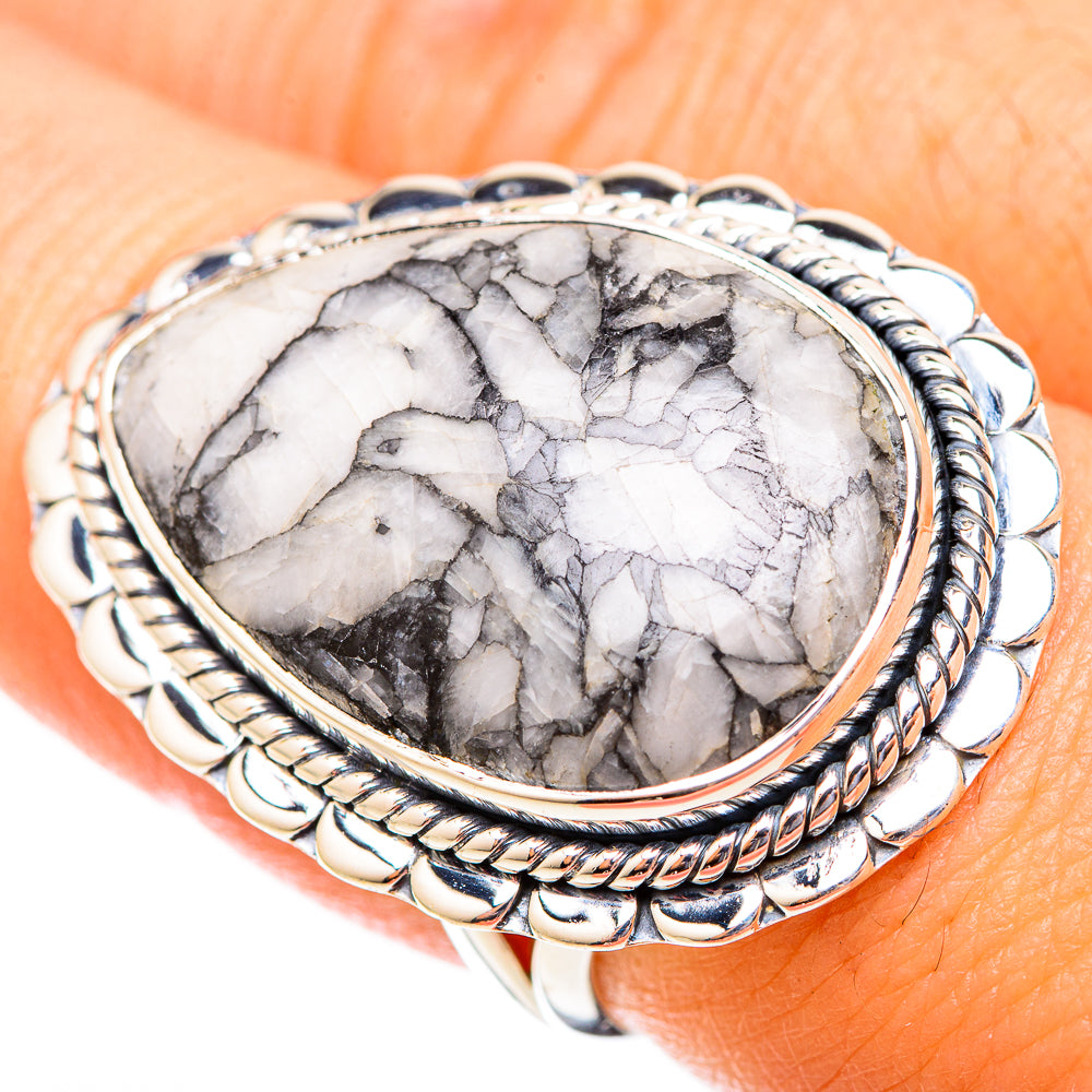 Pinolith Jasper Rings handcrafted by Anasilvercos - RING121483