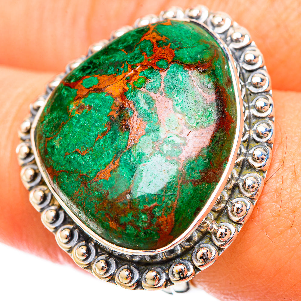 Malachite Rings handcrafted by Anasilvercos - RING121522