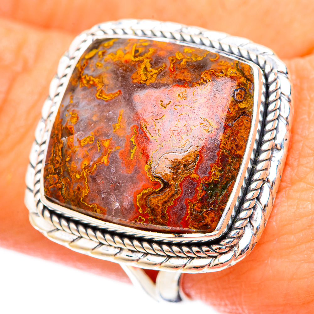 Moroccan Agate Rings handcrafted by Anasilvercos - RING121527
