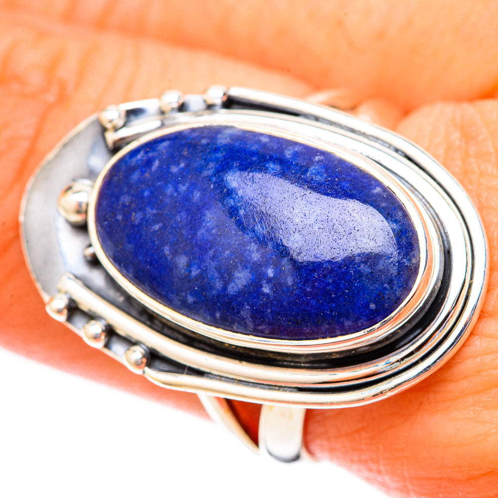 Lapis Lazuli Rings handcrafted by Anasilvercos - RING121553