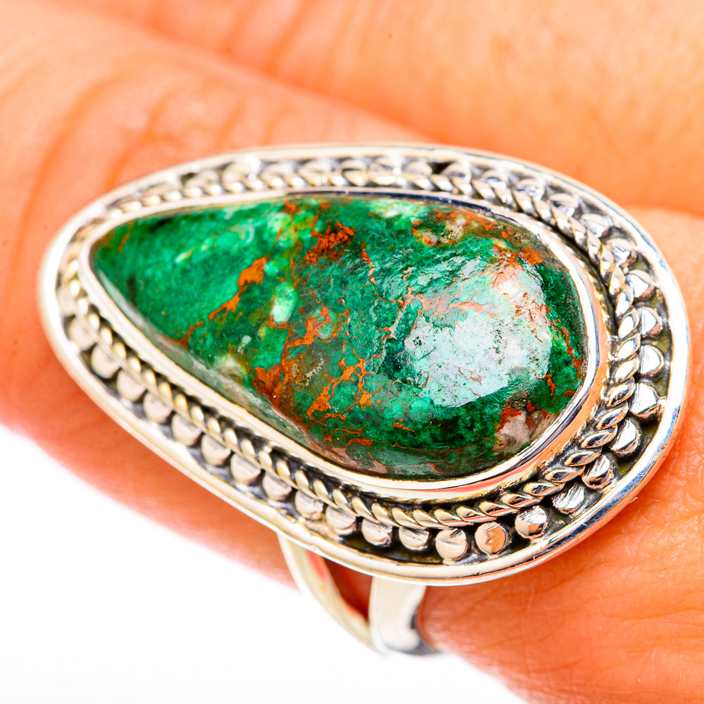 Malachite Rings handcrafted by Anasilvercos - RING121564