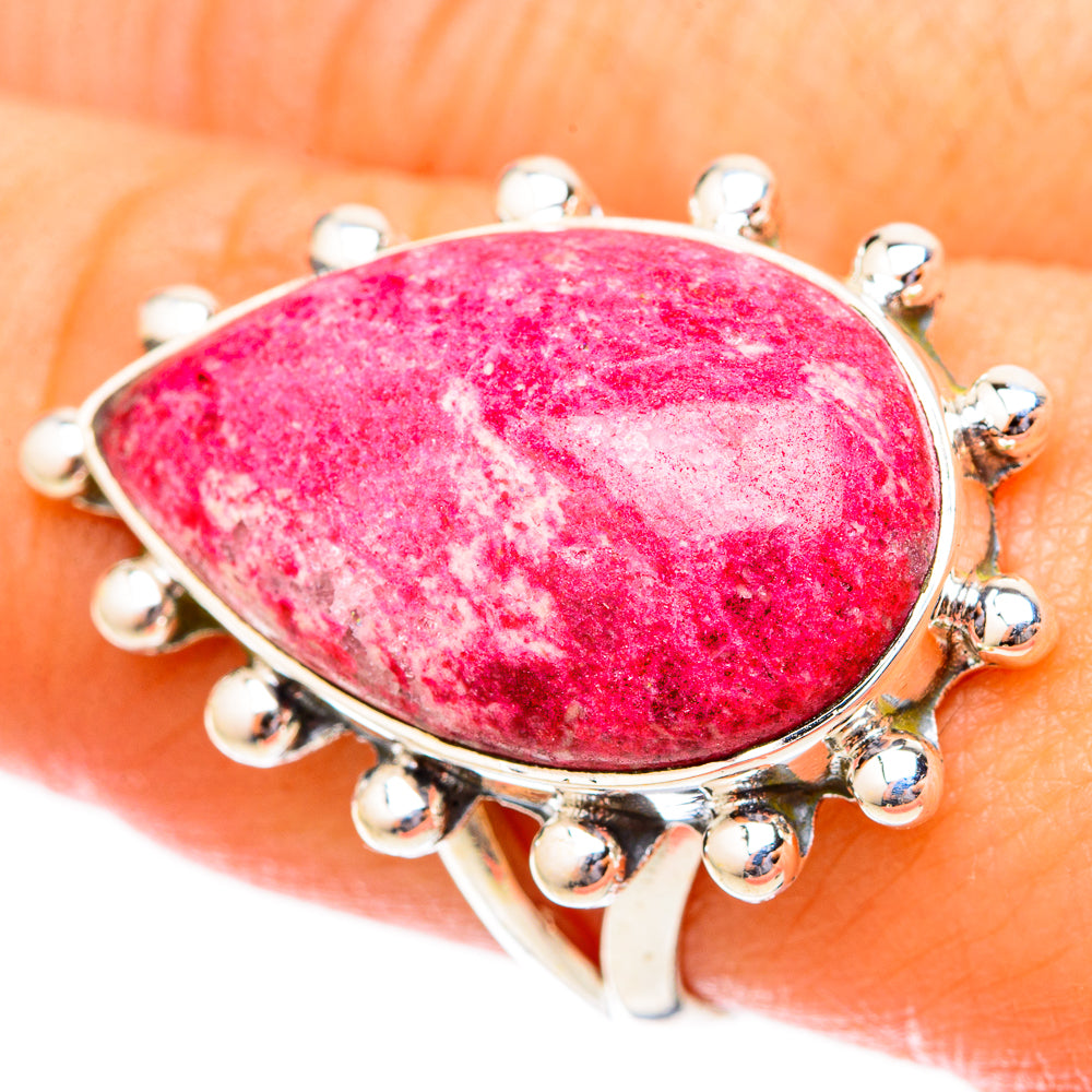 Thulite Rings handcrafted by Anasilvercos - RING121573
