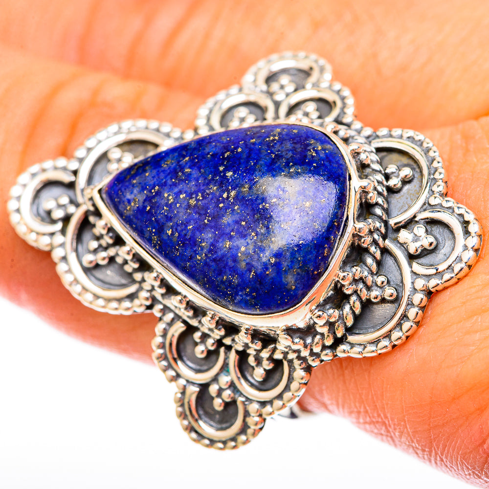 Lapis Lazuli Rings handcrafted by Anasilvercos - RING121592