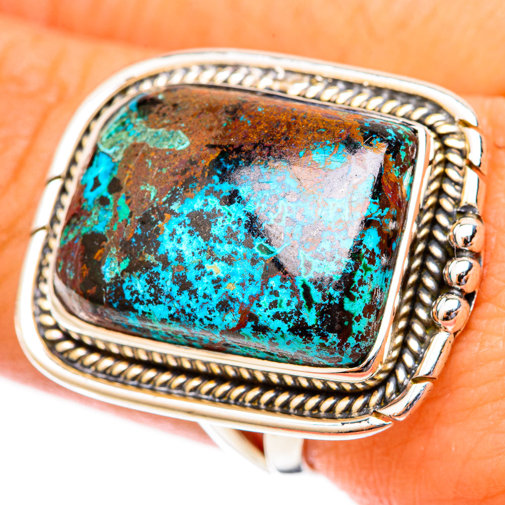 Shattuckite Rings handcrafted by Anasilvercos - RING121600