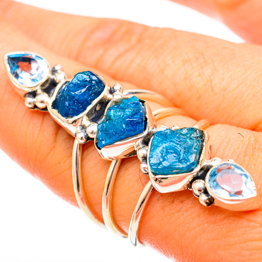 Apatite Rings handcrafted by Anasilvercos - RING121601