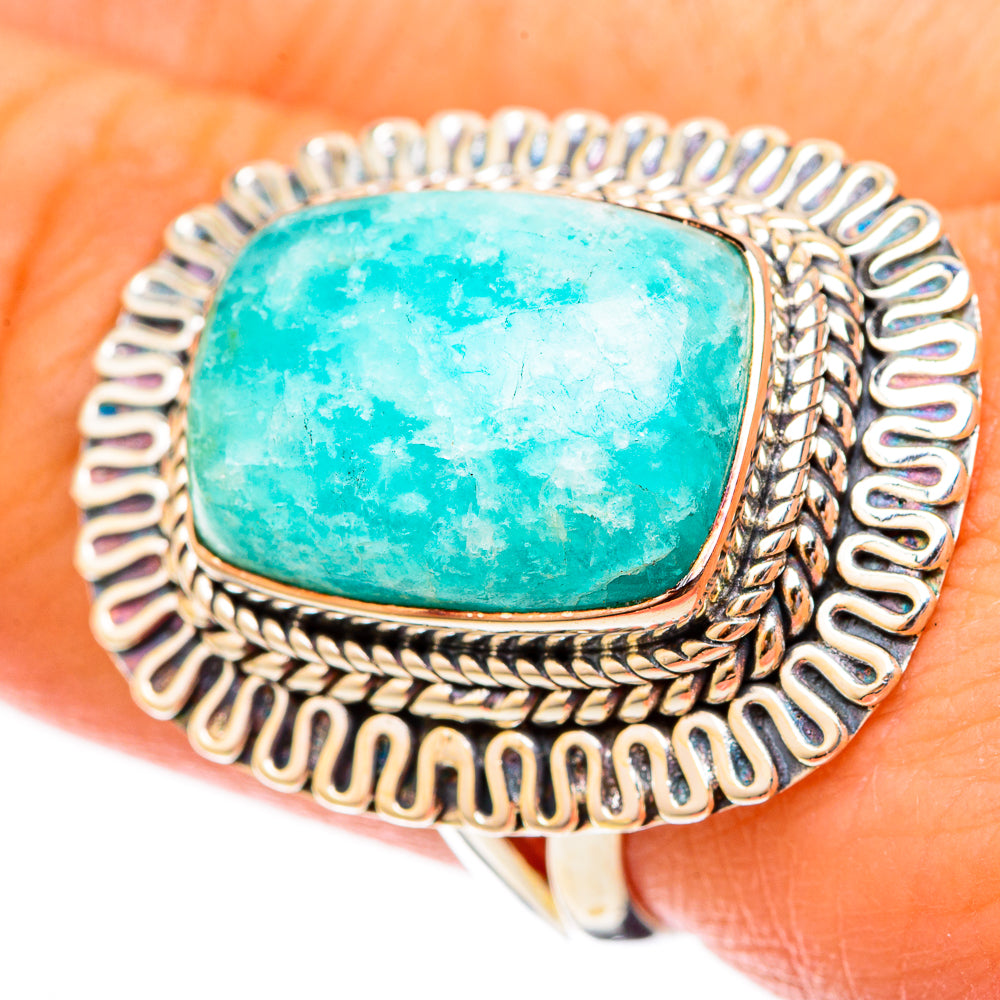 Amazonite Rings handcrafted by Anasilvercos - RING121612