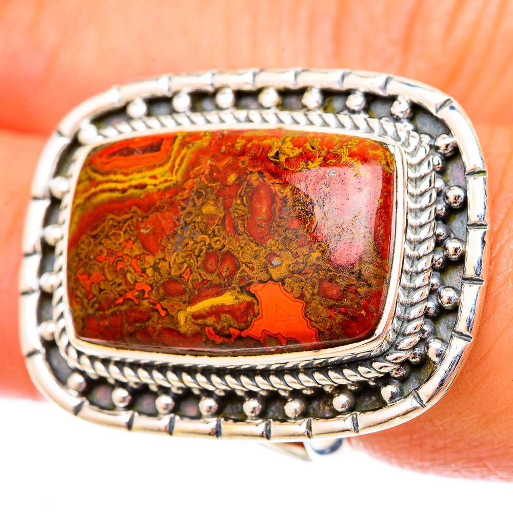 Moroccan Agate Rings handcrafted by Anasilvercos - RING121618