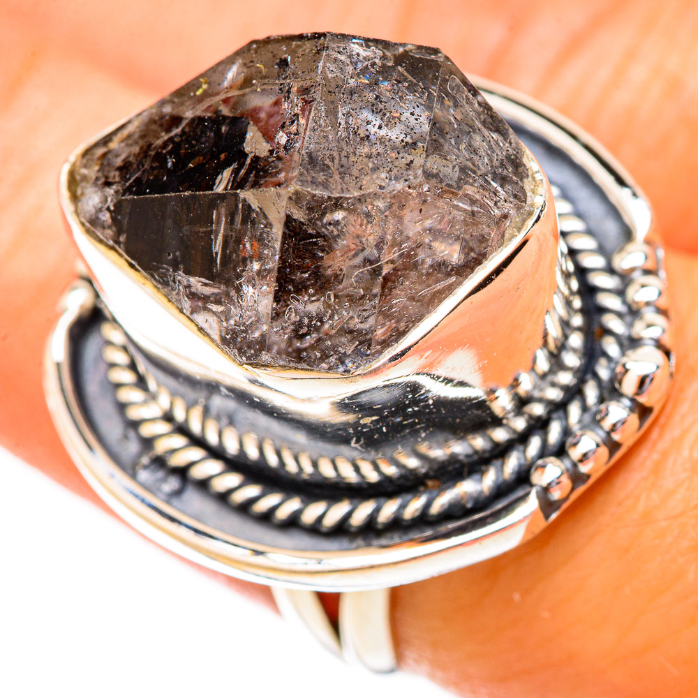 Herkimer Diamond Rings handcrafted by Anasilvercos - RING121628