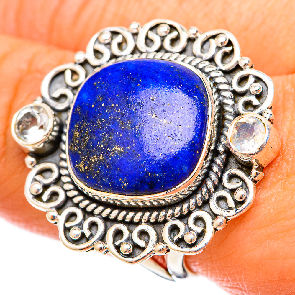 Lapis Lazuli Rings handcrafted by Anasilvercos - RING121636