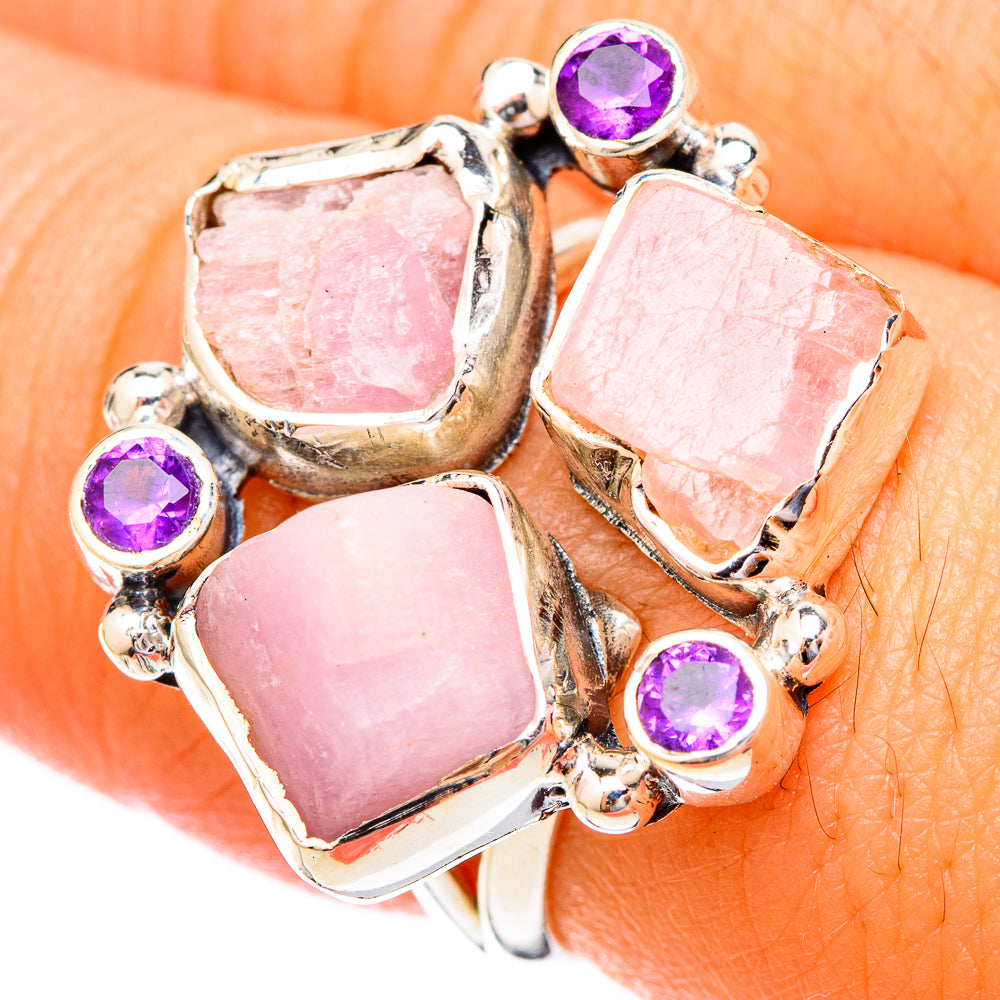 Kunzite Rings handcrafted by Anasilvercos - RING121655