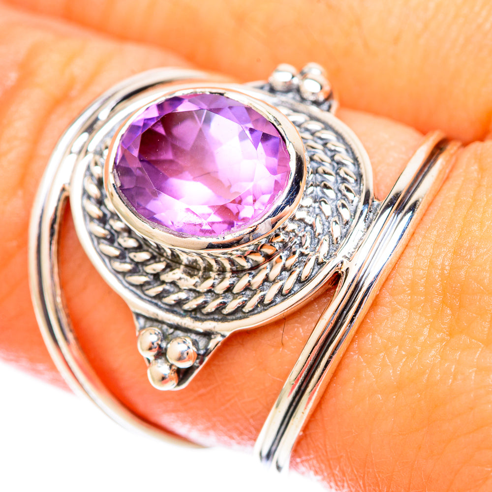 Amethyst Rings handcrafted by Anasilvercos - RING121658