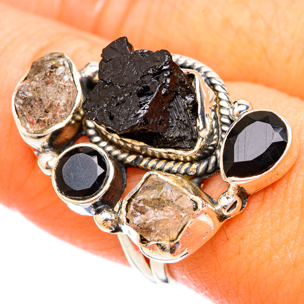 Black Onyx Rings handcrafted by Anasilvercos - RING121661