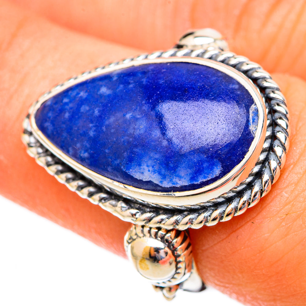 Sodalite Rings handcrafted by Anasilvercos - RING121672