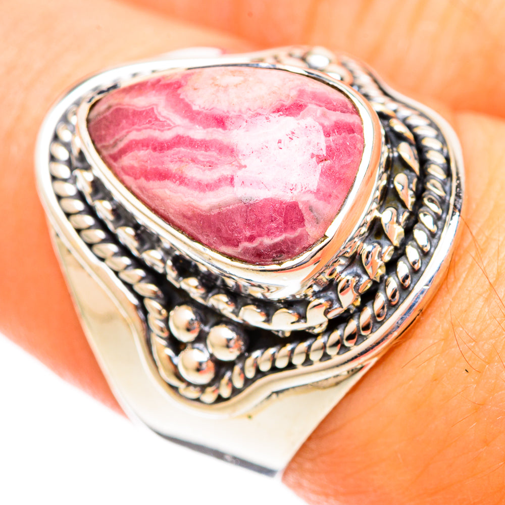 Rhodochrosite Rings handcrafted by Anasilvercos - RING121688