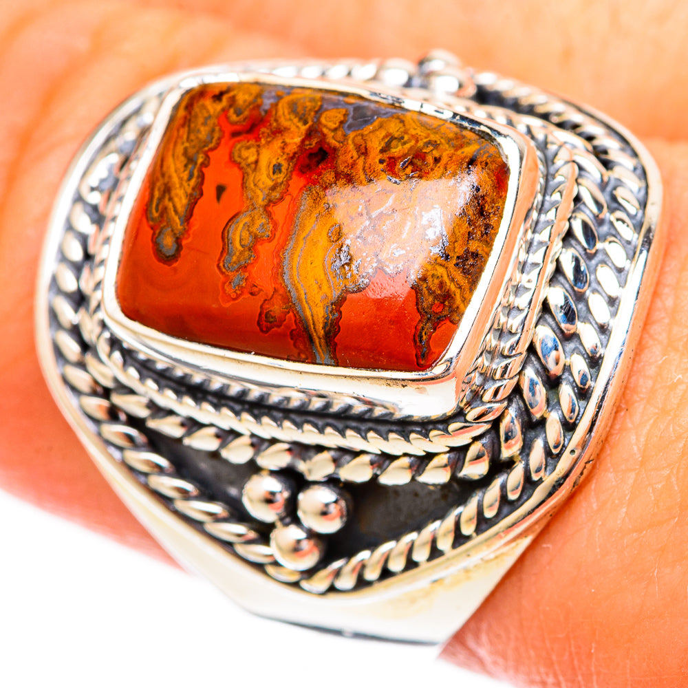Moroccan Agate Rings handcrafted by Anasilvercos - RING121719