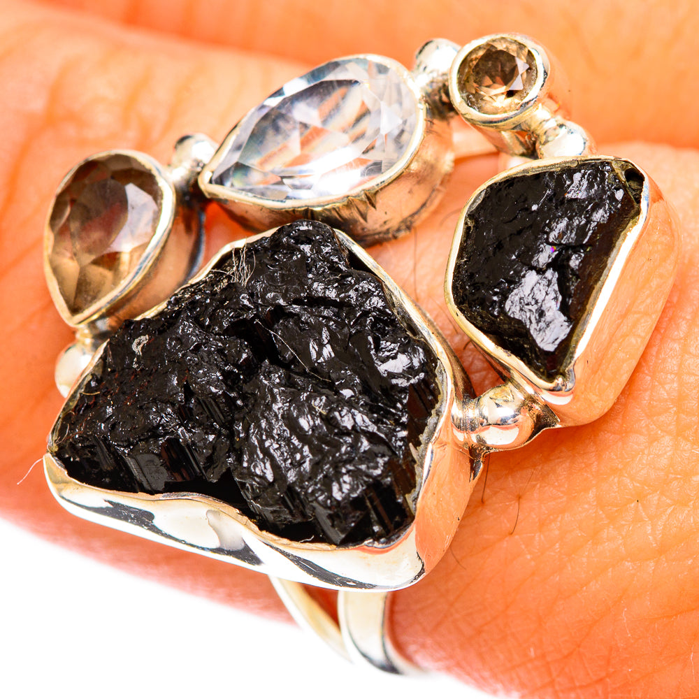 Tektite Rings handcrafted by Anasilvercos - RING121731