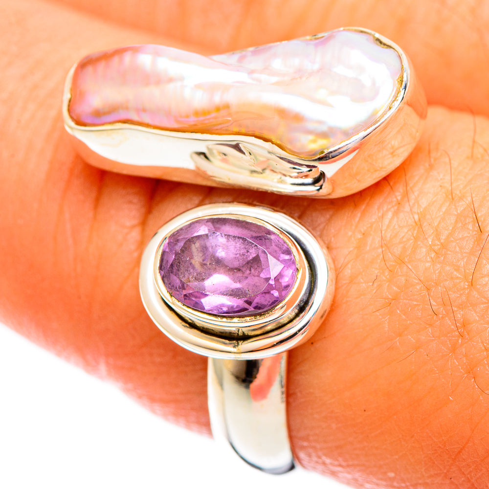 Mother Of Pearl Rings handcrafted by Anasilvercos - RING121734