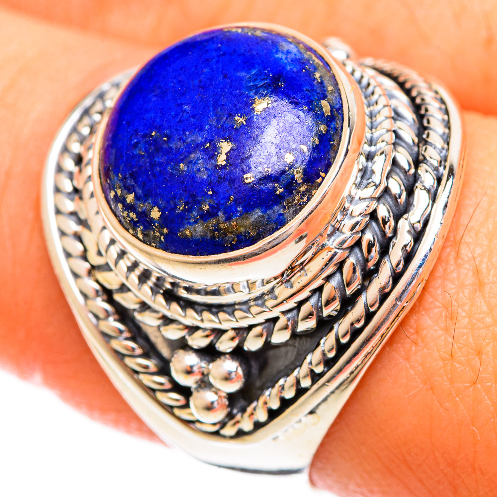 Lapis Lazuli Rings handcrafted by Anasilvercos - RING121743