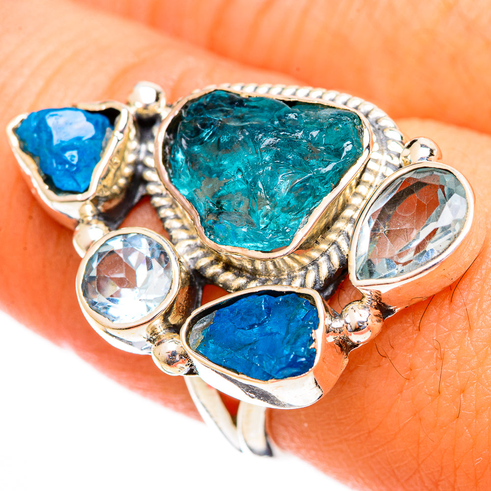 Apatite Rings handcrafted by Anasilvercos - RING121747