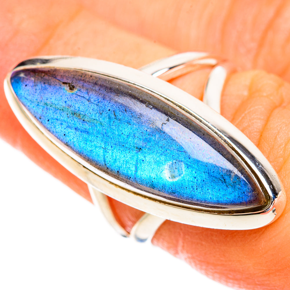 Labradorite Rings handcrafted by Anasilvercos - RING121769